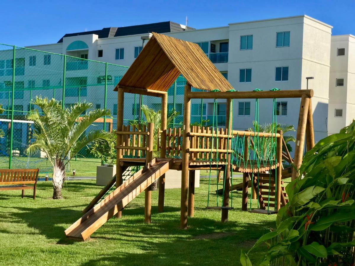 Flat Excelente Em Porto De Galinhas Palm Village Acqua Frente Para As Piscinas Luaran gambar