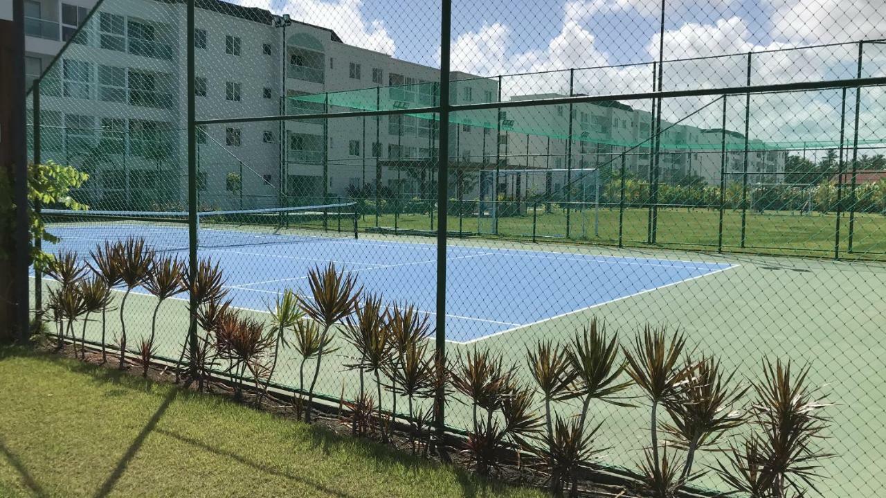 Flat Excelente Em Porto De Galinhas Palm Village Acqua Frente Para As Piscinas Luaran gambar