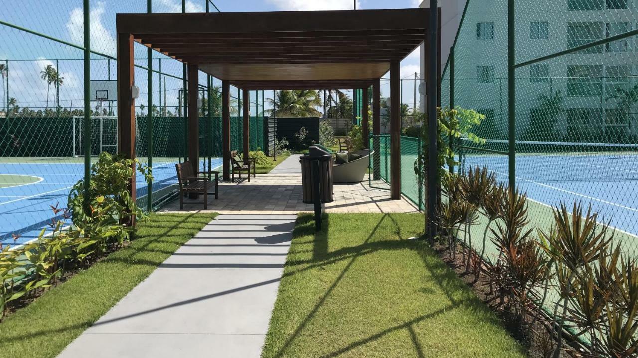 Flat Excelente Em Porto De Galinhas Palm Village Acqua Frente Para As Piscinas Luaran gambar
